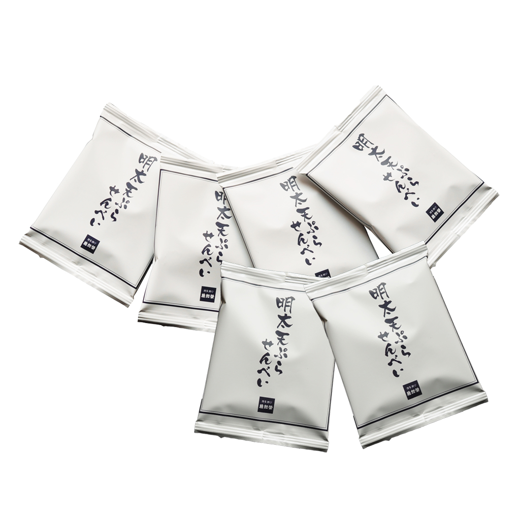 明太天ぷらせんべい 6枚入