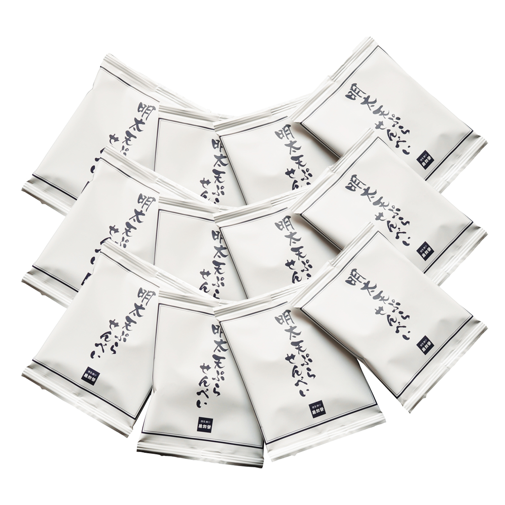 明太天ぷらせんべい 12枚入