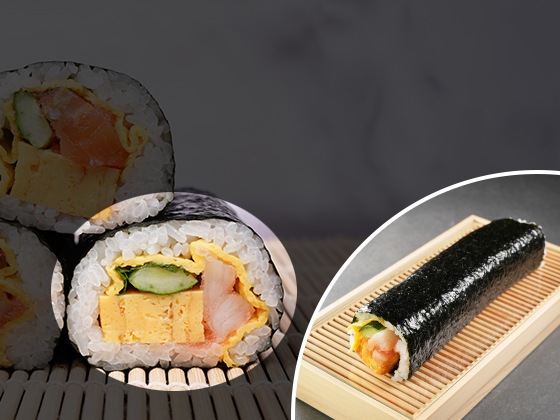 稚加榮 茶寮「えんがわ明太恵方巻」1本